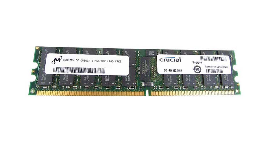 Crucial CT847907 8GB DDR2-667MHz PC2-5300 ECC Fully Buffered CL5 240-Pin DIMM Memory Module upgrade for Supermicro SUPER X7DWA-N